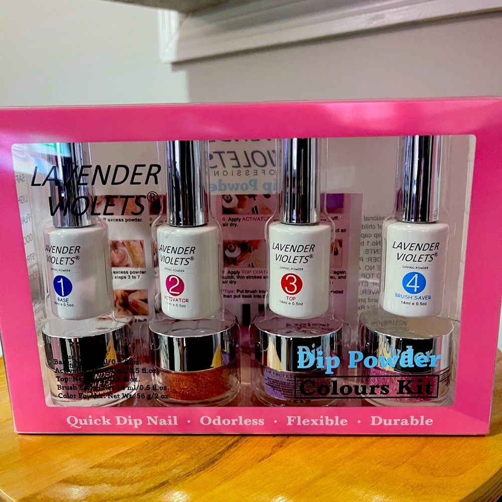 Lavender violets gel polish set
